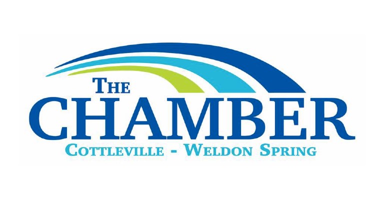 Cottleville - Weldon Springs Chamber of Commerce logo - representing Doggy Doods as an active St. Charles County business community member.